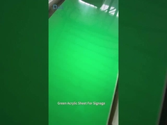 DUKE Hoja de acrílico fundido de color verde de alta calidad PMMA Perspex Plexiglás para señalización de señales