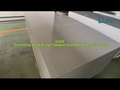 Puente de la carretera Duke Thickening Panel acrílico opaco gris insonorizado