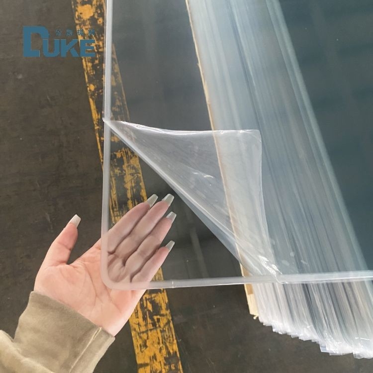 93% Alta transmisión UV clara 2.8 mm placa acrílica fundida 4in 8in 10in para el corte con láser