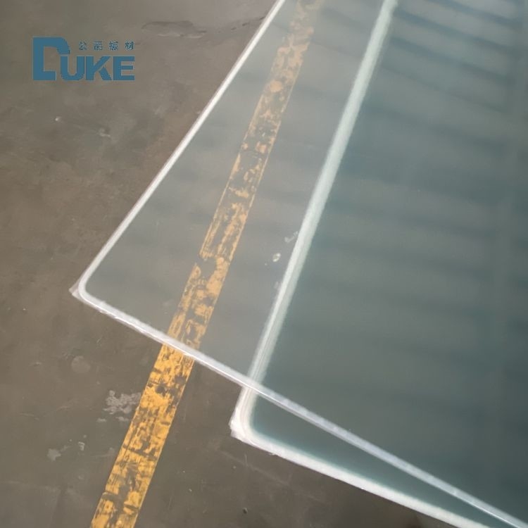 Hoja acrílica fundida de grado óptico 100% virgen Mitsubishi MMA Alta claridad 92% Precisión de espejo 10mm 2mm plástico UV imprimible