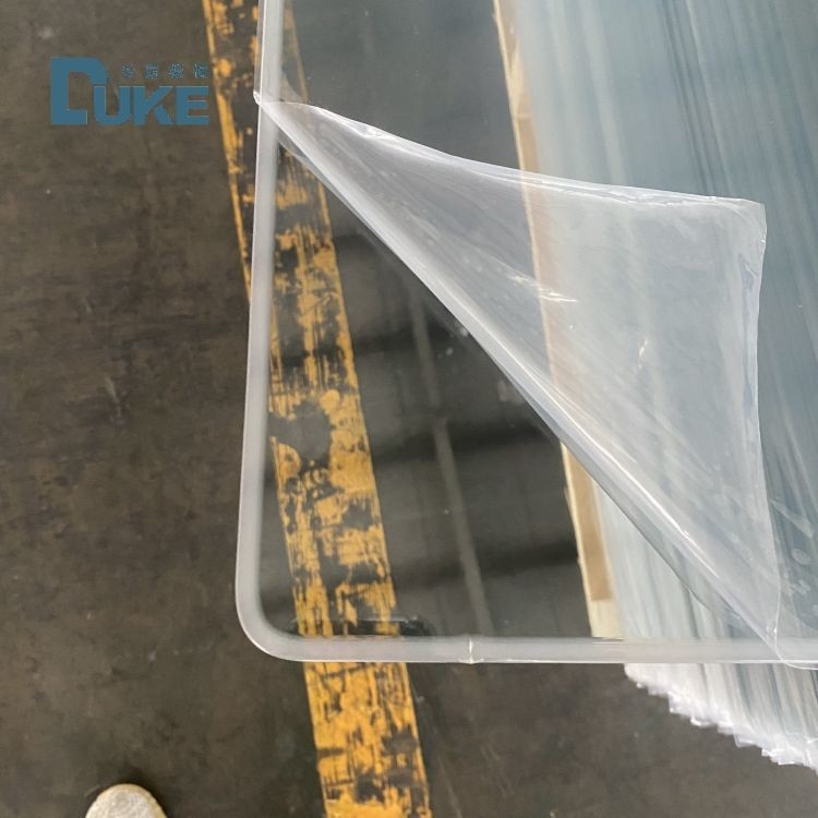 93% Alta transmisión UV clara 2.8 mm placa acrílica fundida 4in 8in 10in para el corte con láser