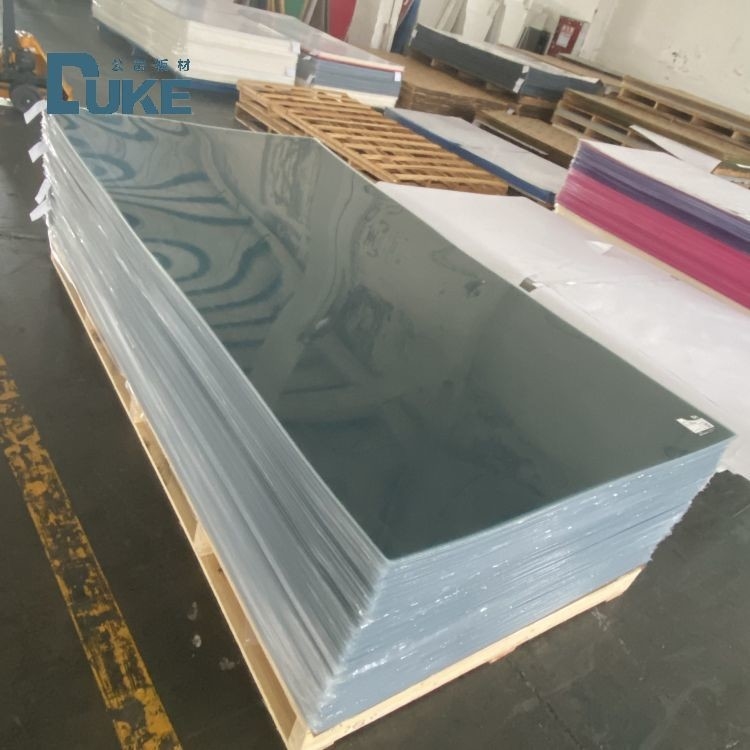 93% Alta transmisión UV clara 2.8 mm placa acrílica fundida 4in 8in 10in para el corte con láser