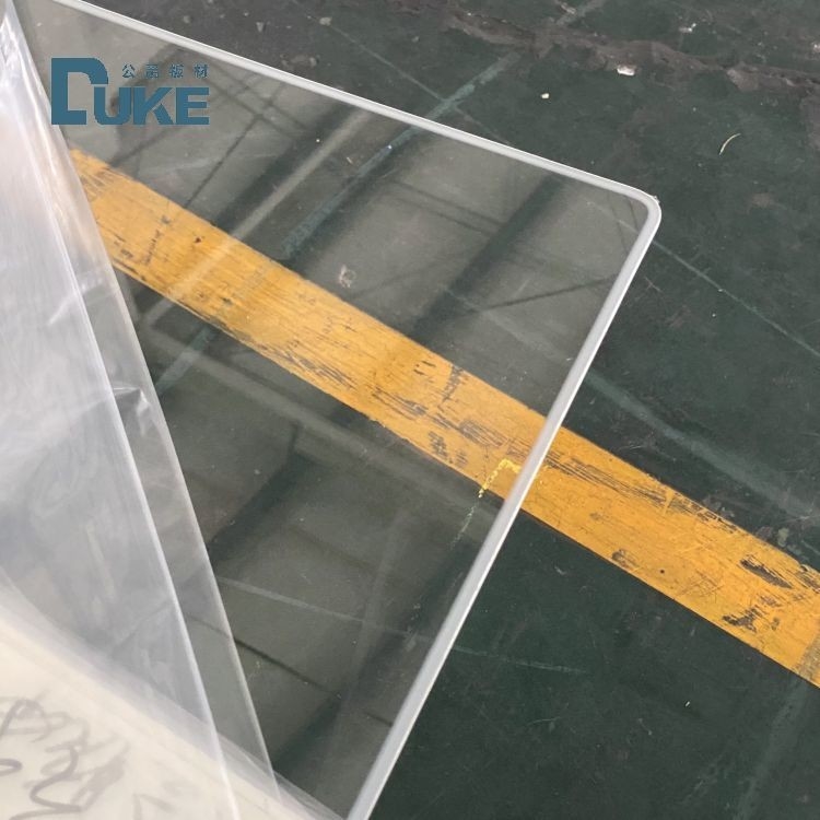 Hoja de acrílico fundido de grado óptico 100% virgen Mitsubishi MMA Alta claridad 92% Tamaño personalizado
