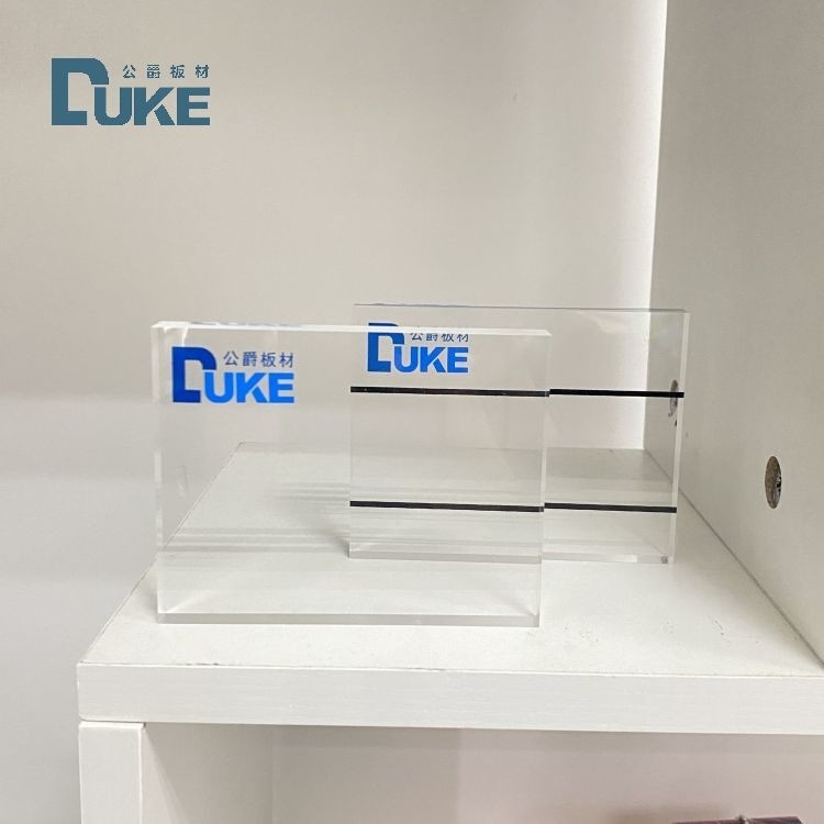 8 mm de Duke Producción de placa acrílica anti-UV 20x30ft Soundproof UV 4 mm PMMA para la construcción municipal grabado Incluido