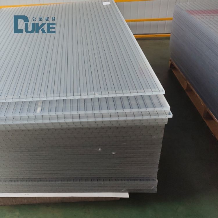 Pantallas acrílicas Duke Fabricante Soundproof Valla resistente al calor UV 2-40mm de espesor para la construcción municipal de corte de flexión