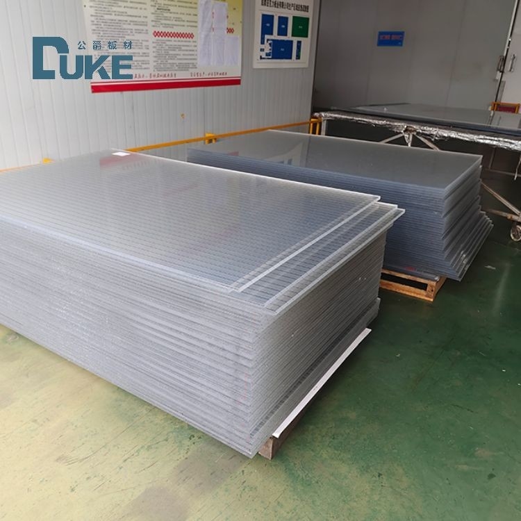 8 mm de Duke Producción de placa acrílica anti-UV 20x30ft Soundproof UV 4 mm PMMA para la construcción municipal grabado Incluido