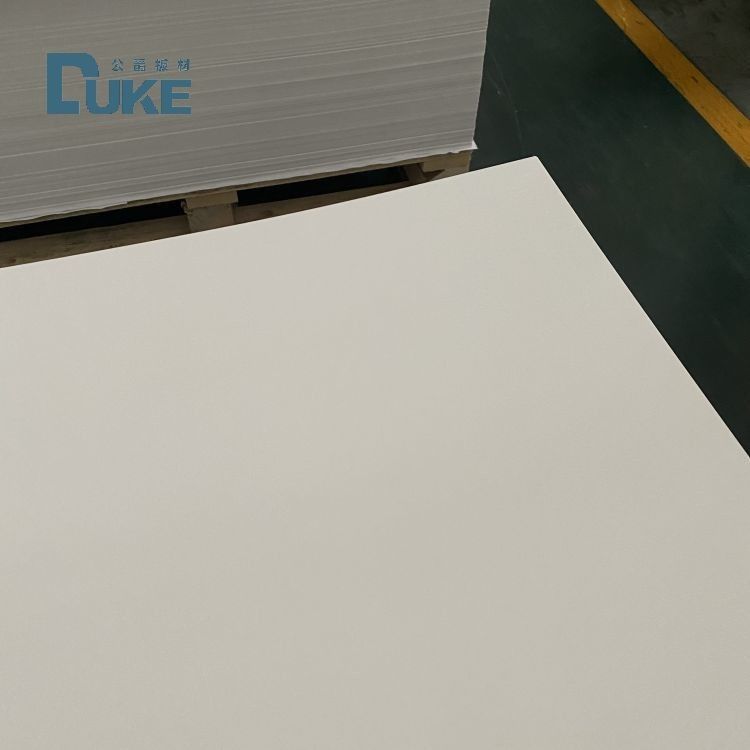 Hoja de acrílico fundido DUKE Sanitary Grade Anti-moho de 3 mm, blanco PMMA, para bañera, servicio de corte personalizable