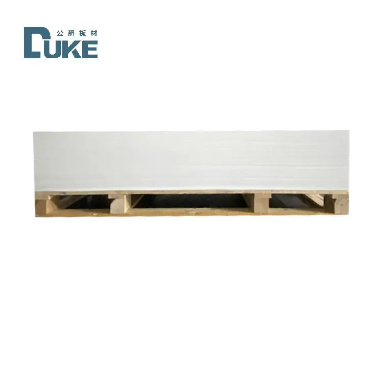 8mm Duke 100% virgen del fabricante Mitsubishi MMA Blanco de ópal de acrílico fundido hoja lisa de plástico artesanía hoja de señalización