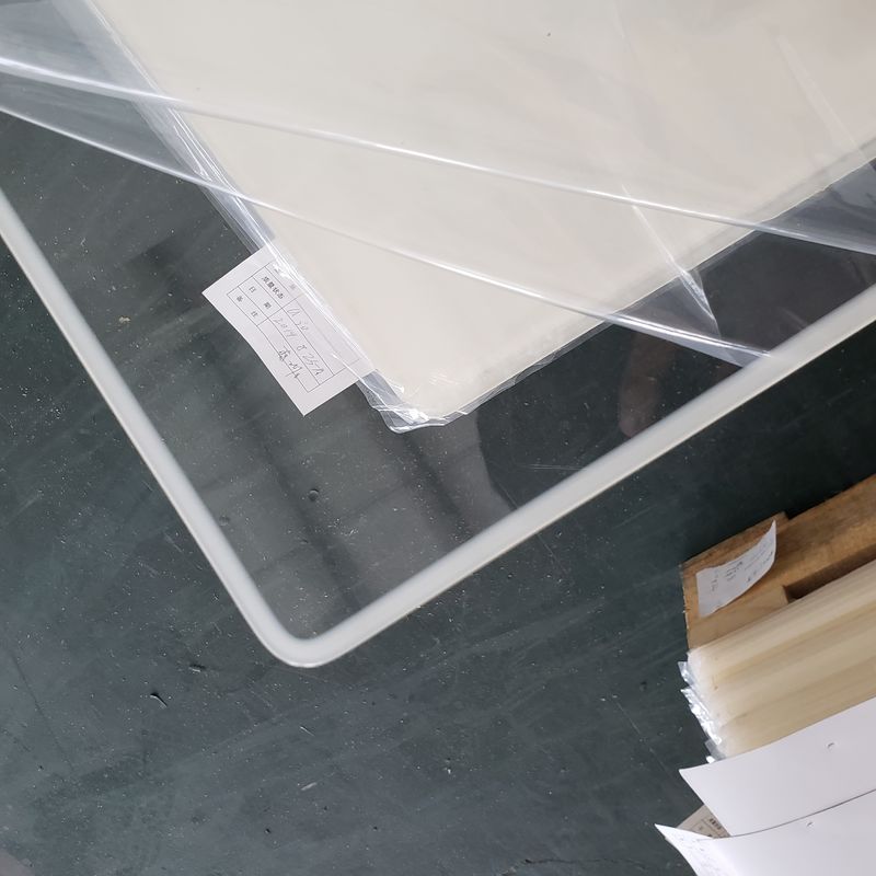 Lámina acrílica colada óptica de alta claridad, virgen Mitsubishi MMA, 92% de transmisión de luz, corte personalizado