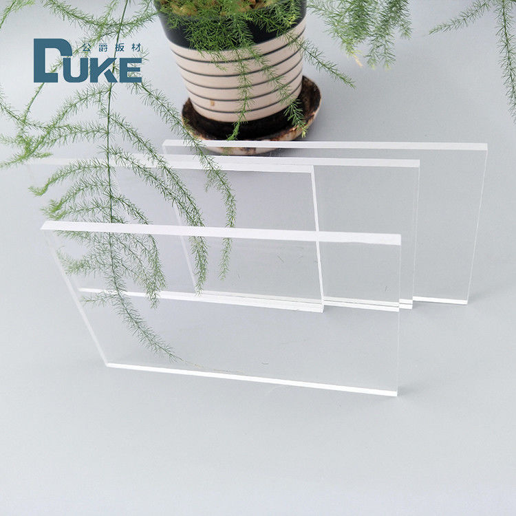 Lámina acrílica colada óptica de alta claridad, virgen Mitsubishi MMA, 92% de transmisión de luz, corte personalizado