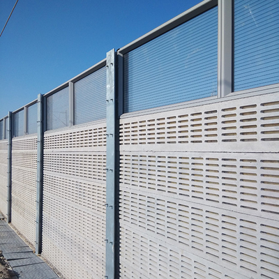Sistema de reducción de ruido de la valla de barrera acústica de la carretera Panel de barrera acústica