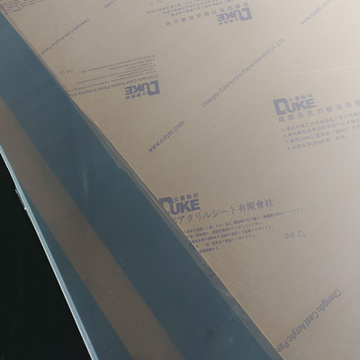 El corte del laser que PMMA claro echó la hoja de acrílico transparente artesona 3m m