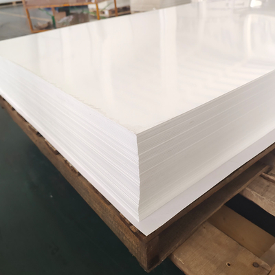 Hoja de acrílico 3m m blancos del molde de 4 de los x 8ft para el sitio de ducha