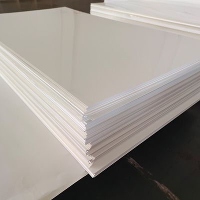 hoja de acrílico 3m m blanca del molde PMMA de 2.8m m para la bañera