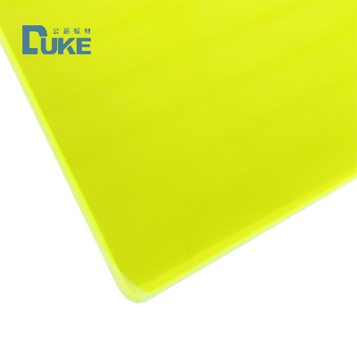 Lámina de neón fluorescente de color verde translúcido de acrílico plexiglás fundido para señalización